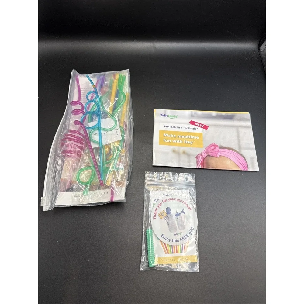 TalkTools® Straw Kit Therapy Speech Feeding Difficulties Sensory
